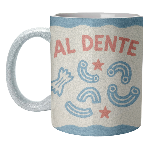 Al Dente - unique mug by Ms Doodle