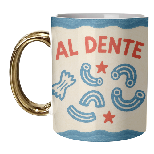 Al Dente - unique mug by Ms Doodle