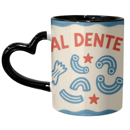 Al Dente - unique mug by Ms Doodle