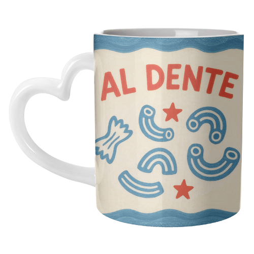 Al Dente - unique mug by Ms Doodle