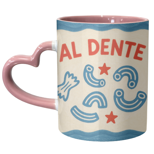 Al Dente - unique mug by Ms Doodle