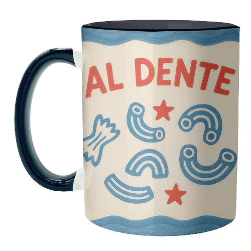 Al Dente - unique mug by Ms Doodle