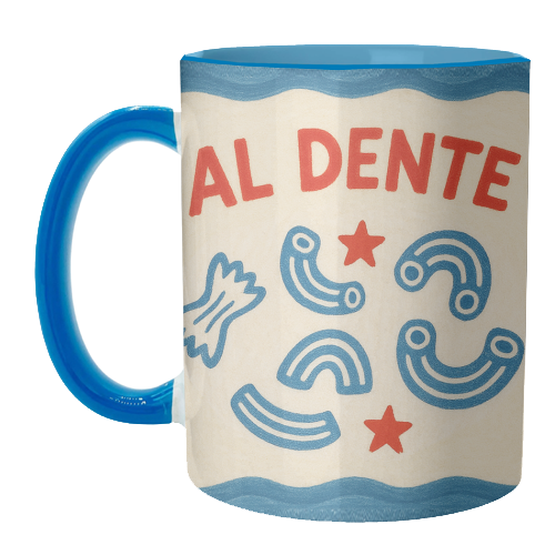 Al Dente - unique mug by Ms Doodle