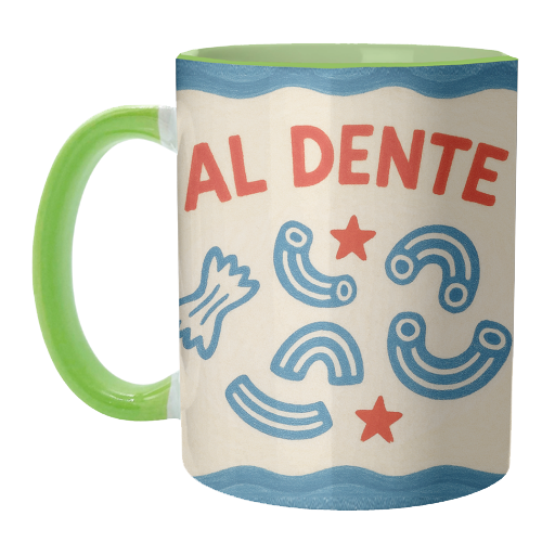 Al Dente - unique mug by Ms Doodle