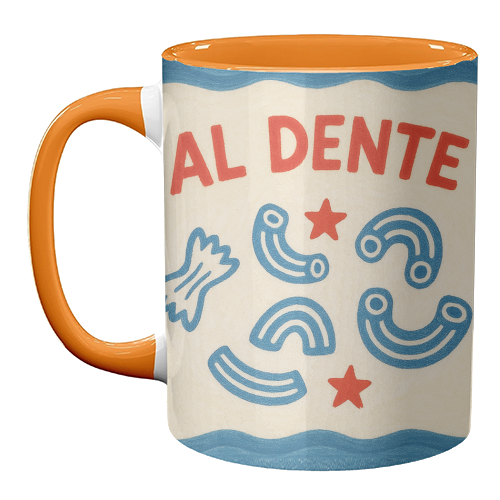 Al Dente - unique mug by Ms Doodle