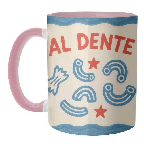 Al Dente - unique mug by Ms Doodle