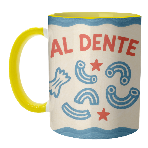 Al Dente - unique mug by Ms Doodle