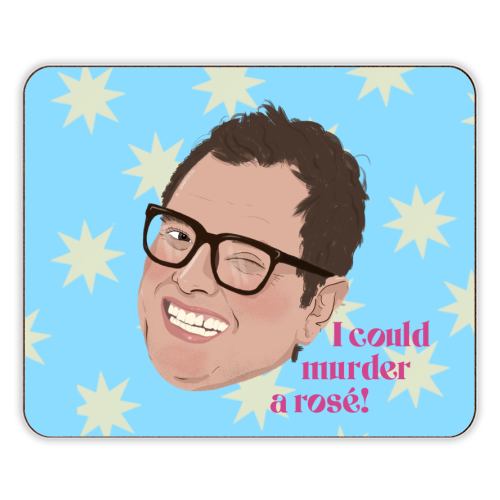 Alan Carr Cheeky - designer placemat by The Queer Store