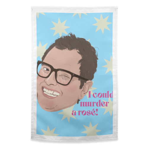 Alan Carr Cheeky - funny tea towel by The Queer Store