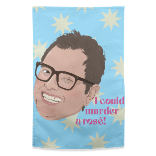 Alan Carr Cheeky - funny tea towel by The Queer Store