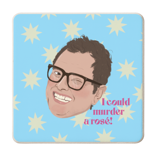 Alan Carr Cheeky - personalised beer coaster by The Queer Store