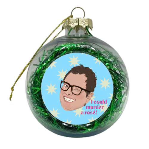 Alan Carr Cheeky - xmas bauble by The Queer Store