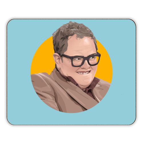 Alan Carr - designer placemat by Pink and Pip