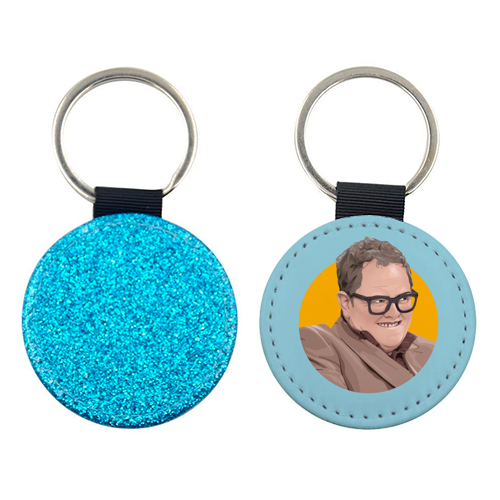 Alan Carr - keyring by Pink and Pip