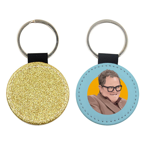 Alan Carr - keyring by Pink and Pip