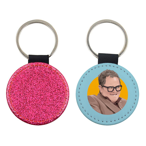 Alan Carr - keyring by Pink and Pip