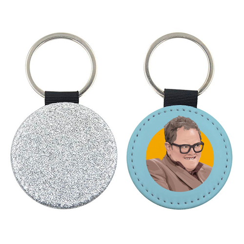 Alan Carr - keyring by Pink and Pip