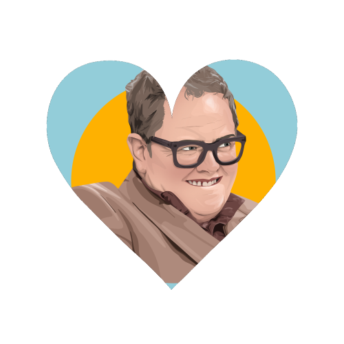 Alan Carr - Magnet by Pink and Pip