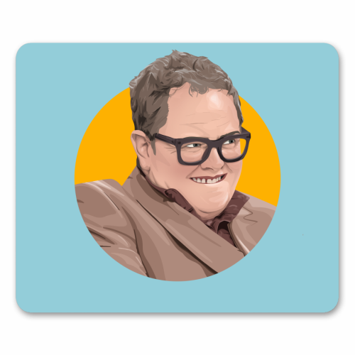 Alan Carr - mouse mat by Pink and Pip