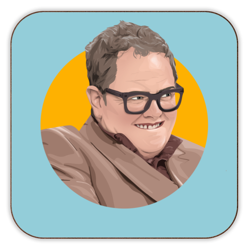 Alan Carr - personalised beer coaster by Pink and Pip