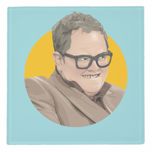 Alan Carr - personalised beer coaster by Pink and Pip