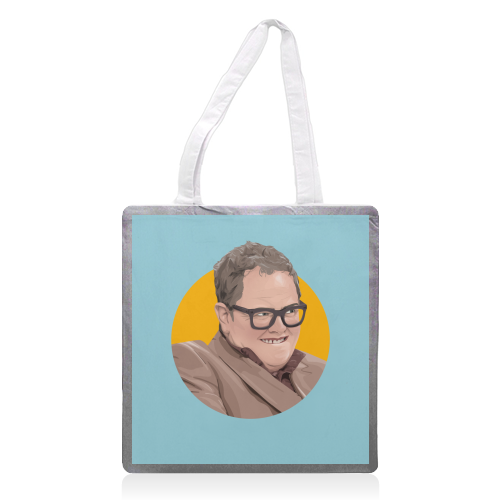 Alan Carr - printed canvas tote bag by Pink and Pip