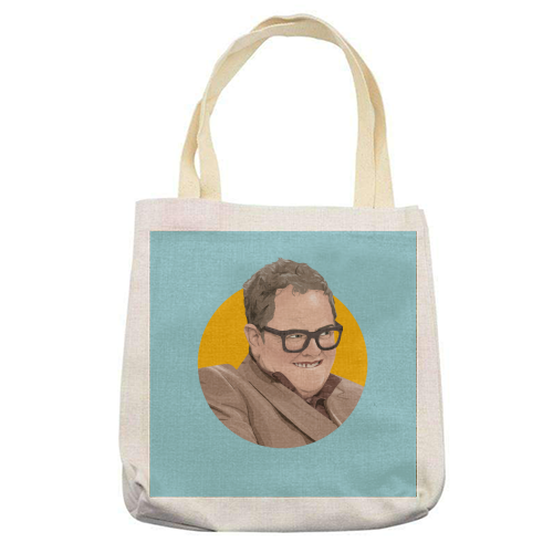 Alan Carr - printed canvas tote bag by Pink and Pip