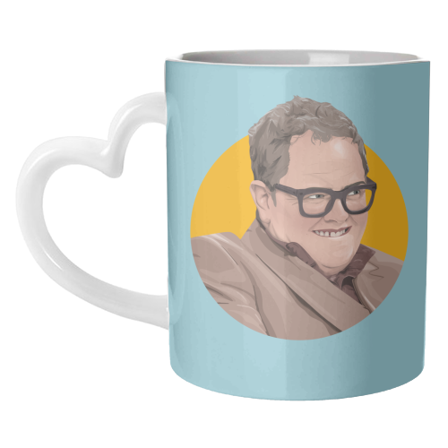 Alan Carr - unique mug by Pink and Pip