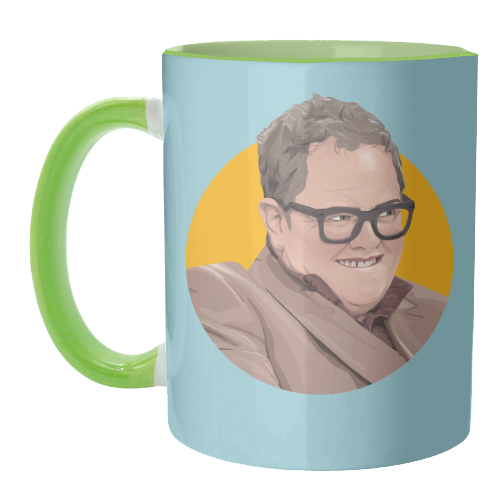 Alan Carr - unique mug by Pink and Pip