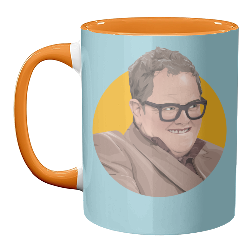 Alan Carr - unique mug by Pink and Pip