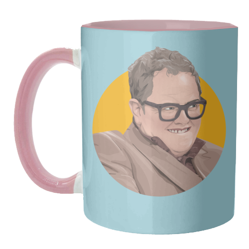 Alan Carr - unique mug by Pink and Pip