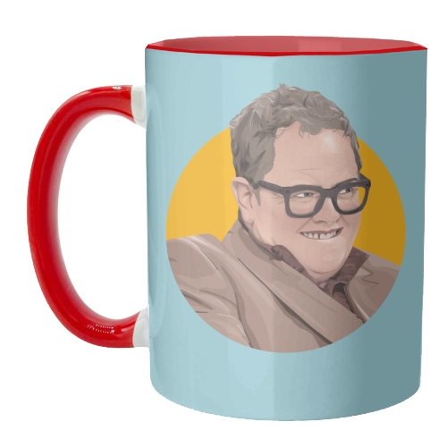 Alan Carr - unique mug by Pink and Pip