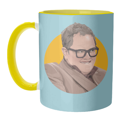 Alan Carr - unique mug by Pink and Pip