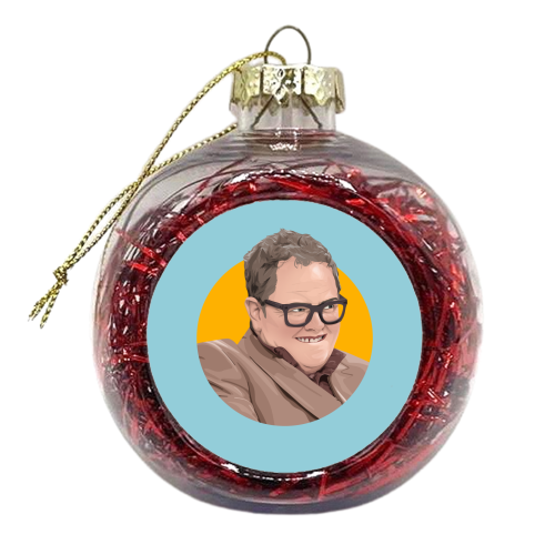 Alan Carr - xmas bauble by Pink and Pip
