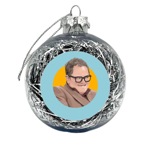 Alan Carr - xmas bauble by Pink and Pip