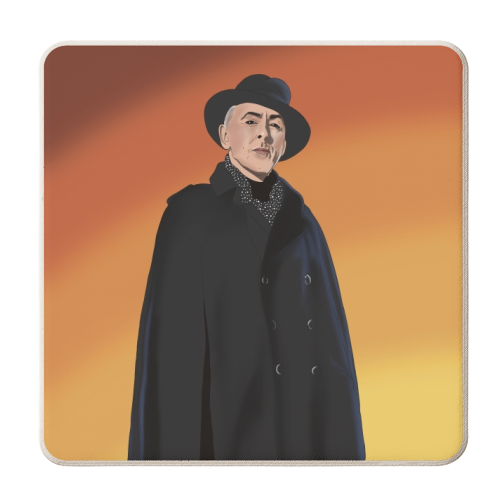 Alan Cumming - The Traitors Print - personalised beer coaster by Drawings by Firefly