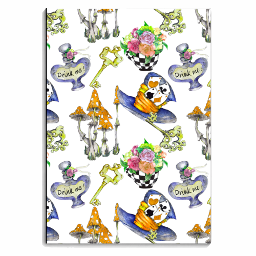 Alice i - personalised A4, A5, A6 notebook by haris kavalla