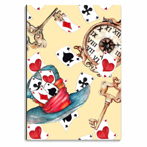 Alice ii - personalised A4, A5, A6 notebook by haris kavalla