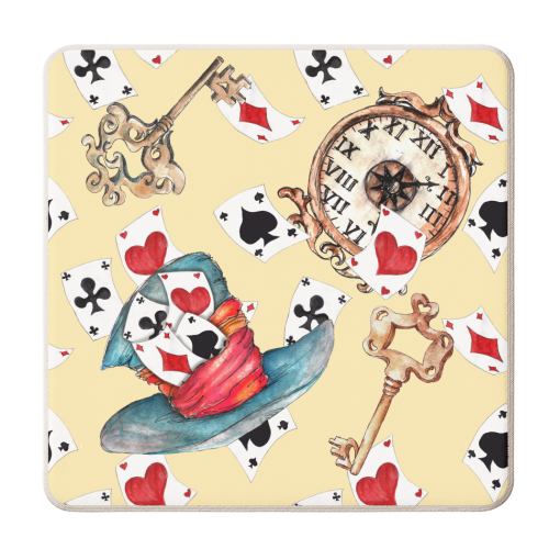 Alice ii - personalised beer coaster by haris kavalla