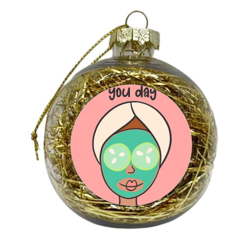 All about you - xmas bauble by Lisa Wardle
