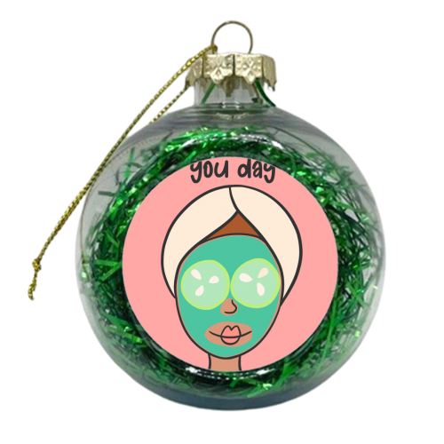 All about you - xmas bauble by Lisa Wardle
