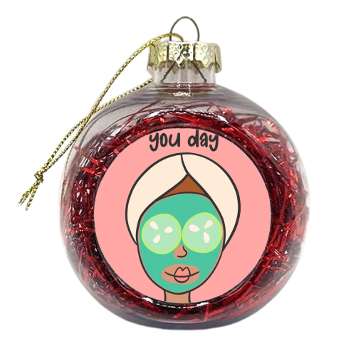 All about you - xmas bauble by Lisa Wardle
