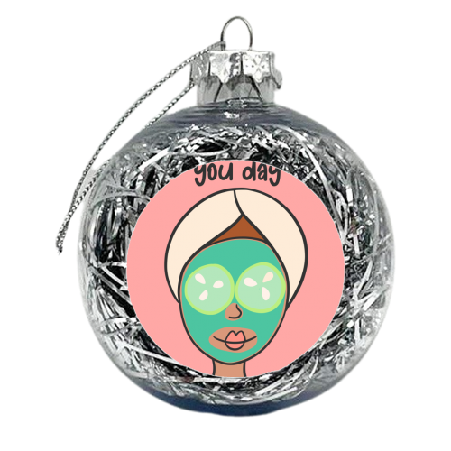 All about you - xmas bauble by Lisa Wardle
