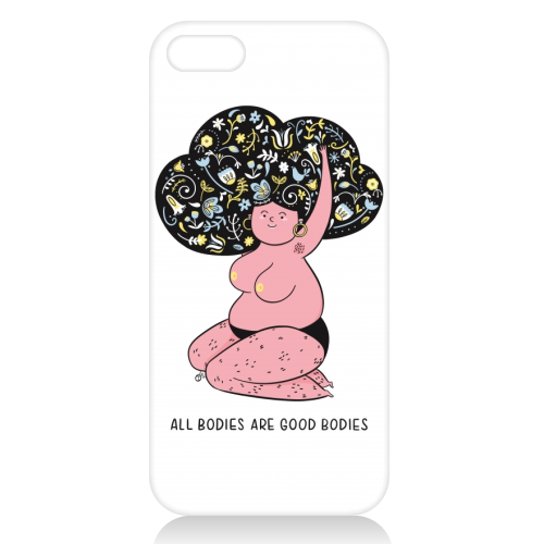 All Bodies Are Good Bodies - unique phone case by Alice Palazon