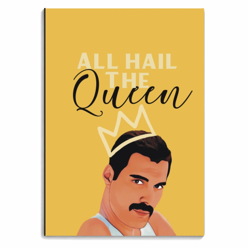 All Hail The Queen - personalised A4, A5, A6 notebook by Giddy Kipper