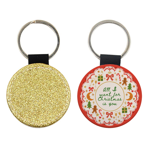 All I want for Christmas - keyring by Lilly Rose
