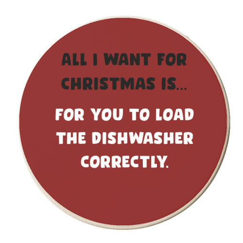 All I Want For Christmas.. - personalised beer coaster by Pink and Pip