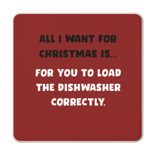 All I Want For Christmas.. - personalised beer coaster by Pink and Pip