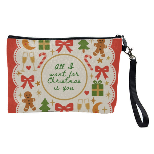 All I want for Christmas - pretty makeup bag by Lilly Rose
