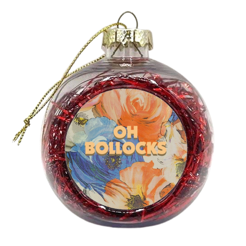 All The Swears no.1 - xmas bauble by Giddy Kipper